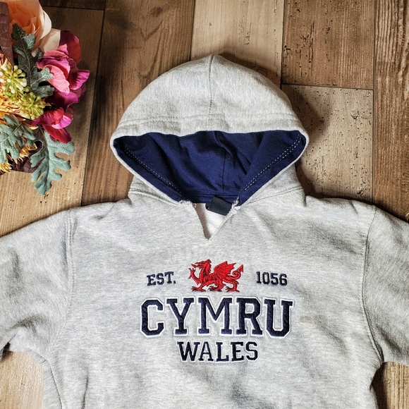 Manav Premier Clothing | Welsh Rugby | Hooded Sweatshirt | Size 8 | Pre-Owned - Picture 11 of 16